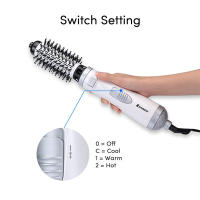 Cepillo De Pelo Eléctrico Automático 220V Rizador Y Secador De Pelo Con Flujo De Aire Cepillo Caliente Para Estilo Y Volumen - details 4