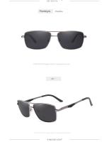Gafas De Sol Polarizadas KINGSEVEN Para Hombres Estilo Cuadrado Protección UV400 Adecuadas Para Conducir Y Viajes - details 4