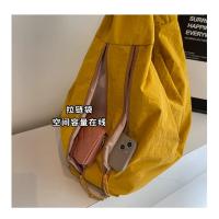 Bolso De Hombro Casual De Nylon Para Mujer Con Compartment Interior Bolsa De Compras Con Cierre De Cremallera Color Sólido Estilo Versátil - details 2