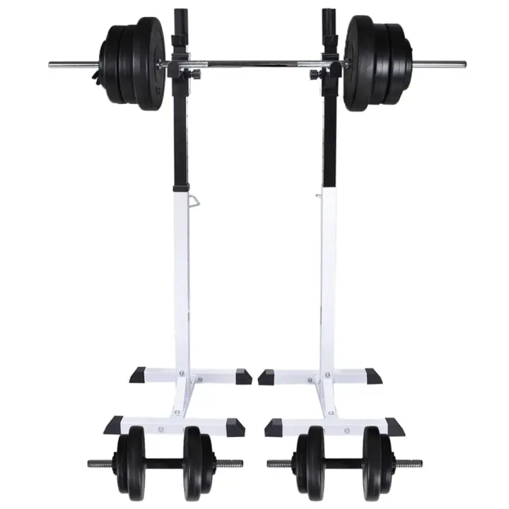 Squat Station con Barbell y Dumbbell Set 60,5 kg - 1