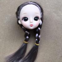 Muñeca De Juguete DIY Con Cabeza De Muñeca De Anime Larga Y Colorida Ojos Estelares Para Niñas Regalo De Vestir Muñeca De 1/6 - details 29