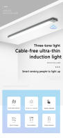Luz LED Sensor Humano Recargable USB Para Armario Nocturno Adhesivo Magnético Delgado Longo Barra De Luz Para Vino Y Pasillo - details 0