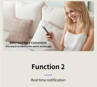 Alarma Detectora de Humo y Monóxido de Carbono con Batería，Tuya Smart Co Detector de humo, alarma de monóxido de carbono, Sensor de sonido PIR, WiFi, versión 2 en 1, salón, habitación, cocina, tienda - details 17