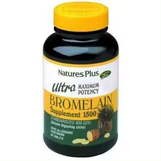 Nature'S Plus Ultra Bromelania 1500Mg 60Comp - 1