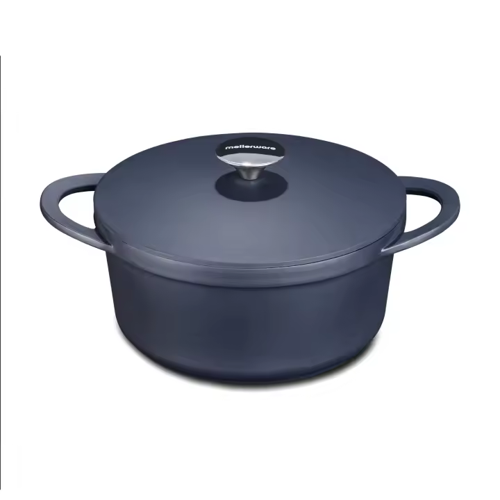 Mellerware - Olla Alta de Aluminio Fundido Cuking! 24cm, Full Induction, Cacerola Resistente Antiadherente y Apta para todo tipo de cocinas: Inducción, Horno, gas, eléctrica, fuegos Libre PFOA y PTFE - 1
