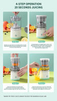 Exprimidor USB portátil HHD: exprimidor versátil de cítricos y frutas con separación eficiente de pulpa, material ABS duradero, batería recargable, perfecto para jugo de naranja fresco: dispositivo de cocina ideal - details 3