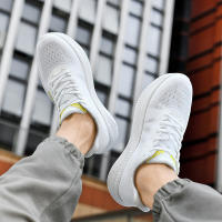 Zapatos De Correr HOBM Para Hombre Ultra Ligeros Tenis Deportivos Transpirables Zapatillas De Caminar Casual De Juguete Negro Malla Tamaño True Fit Closure Tipo Cordones - details 24