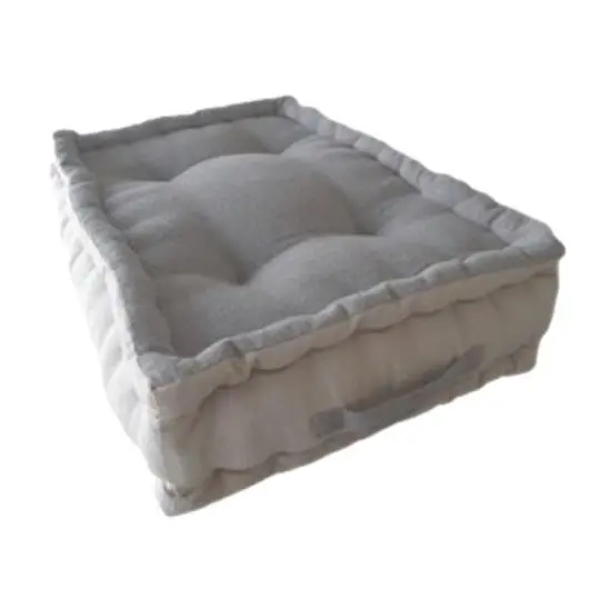 Cojin de respaldo para palet 60x40x20 cms de color beige - 1
