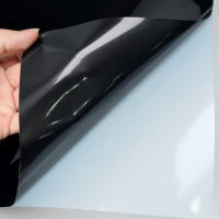 Película De Vinilo Negra Brillante Ultra Gloss PET Para Laptop Y Consolas Adhesiva Sin Bolitas Libre De Burbujas - details 2