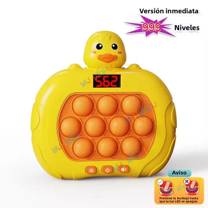 Consola De Juego Electrónica Pop 999 Con Pantalla LED Juguete Antiestrés Para Adultos Y Niños Regalo De Navidad - 1