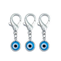 Lucky Eye Set De 3 Llaveros Con Piedras De Ojo Turco Y Mano De Fatima Llavero De Aleación De Metal Para Coche Y Bolso - details 24