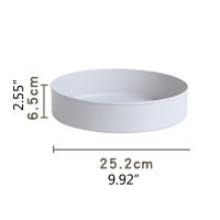 Organizador De Gabinete Giratorio De 360 Grados Para Cocina Y Baño Bandeja De Almacenamiento Antideslizante Para Especias Y Cosméticos Estante Redondo De Plástico Ecológico - details 6