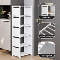 Organizador De Zapatos De 10 Niveles 1pc Estructura De Acero Y Interiores De Tela Para Entrada Pasillo Sala De Estar Simple - details 5