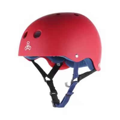 Casco Triple 8 Eight Brainsaver United Red Rubber TRIPLE8-BRAINURR - 1