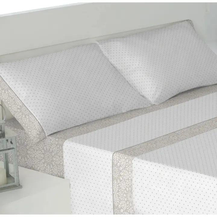 +home Juego de Sabana Estampado de Verano para Todo el año 100% Algodón Modelo MIRA - 1
