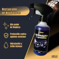 Blecar | Abrillantador y Recuperador de Neumáticos Profesional + Esponja. Hidratador de Gomas y Molduras – Protector de Plásticos para Coche y Moto – Mejor Abrillantador para Neumáticos - details 1