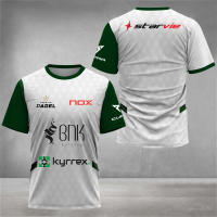Camiseta De Tenis De Pádel Para Hombres Secado Rápido Transpirable Cuello Redondo Manga Corta Deporte Al Aire Libre Badminton Correr - details 6