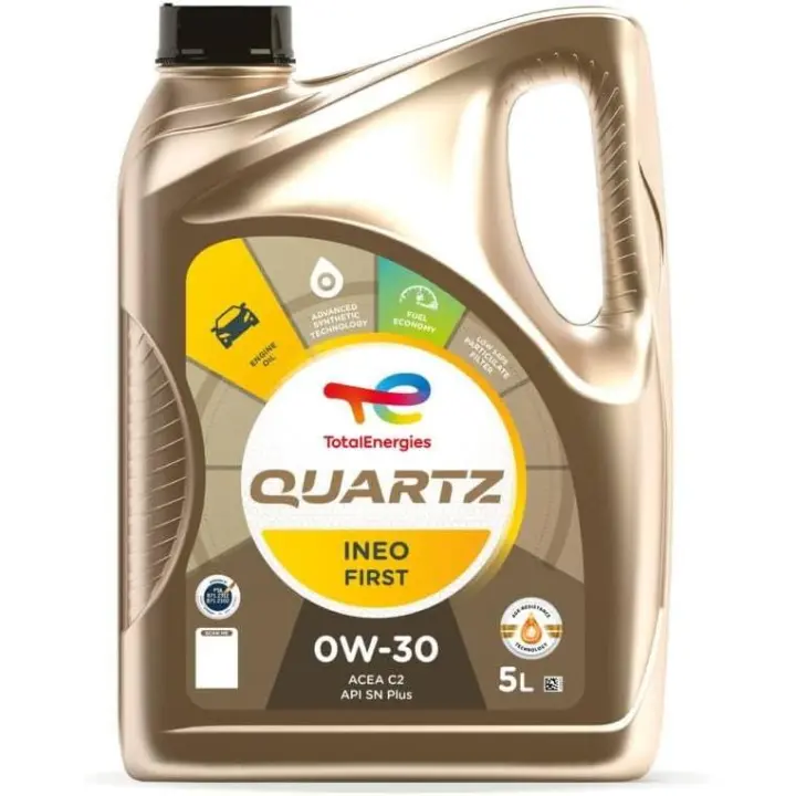 TotalEnergies Aceite Lubricante de Motor Total Quartz Ineo First 0W-30 5 Litros - 1