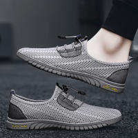 Zapatos Casuales Transpirables Para Hombre Verano Mocasines Deportivos Con Mesh Suela Suave Zapatos Planos Cómodos Para Negocios Y Uso Diario - details 12