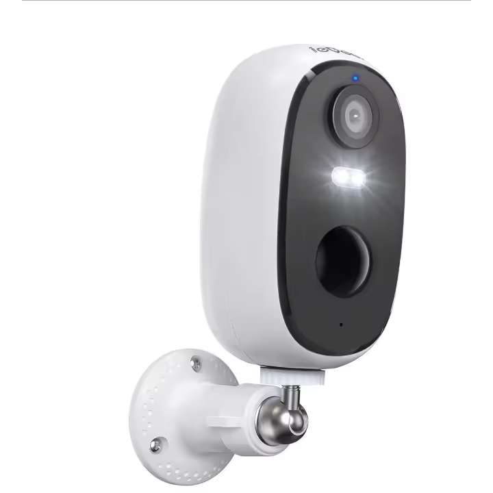 ieGeek 2K Camara Vigilancia WiFi Exterior/Interior sin Cables, Batería Recargable de 5200 mAh, Cámara IP de Seguridad con Impermeable, Detección de Movimiento PIR, Visión Nocturna, Audio de 2 Vias - 1