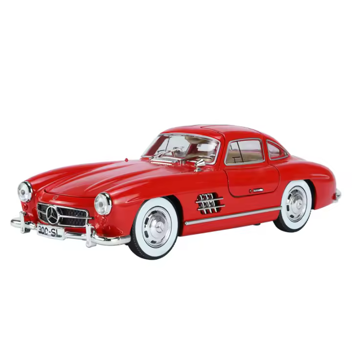 Modelo De Coche Clásico 1:24 Benz 300SL 1936 Con Sonido Y Luz Juguete Educativo Para Niños Coleccionable De Metal Regalos Para Cumpleaños - 1