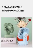 Ventilador pequeño de escritorio para el hogar y la Oficina, miniventilador portátil de tres velocidades con Usb, silencioso y Simple, ideal para el verano - details 8
