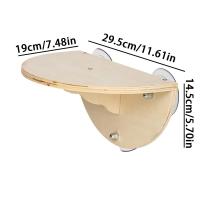 Asiento Para Gato En Ventana Espacioso Con 3 Ventosas Sillita De Madera Para Gatos Jóvenes Y Adultos Tamaño 29.5/19/14.5cm - details 4