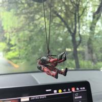 Colgante De Coche Creativo Anime Deadpool Accesorios Para Interiores De Coche Colgante Para Espejo Retrovisor Partes De Dibujos Animados - details 12