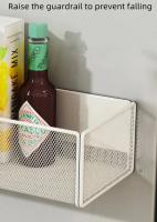 Rack De Almacenamiento Magnético Para Nevera Organizador Portátil Sin Perforar Estante Práctico Para El Hogar Y Oficina - details 8