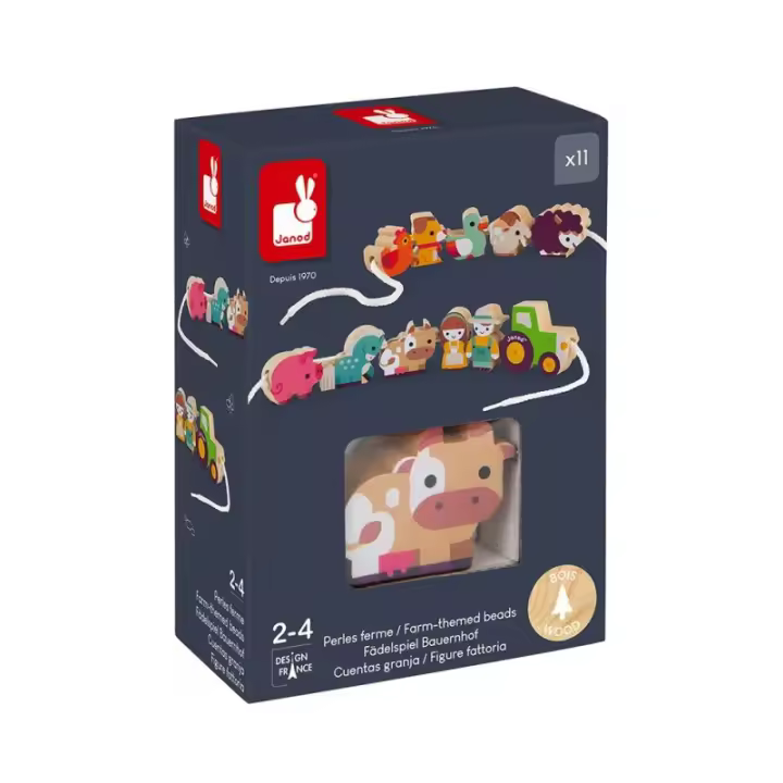 Cuentas de la Granja de Madera - Janod J05315 - 1
