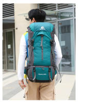 Mochila De Camping 70L De Nylon Para Hombres Y Mujeres Bolsa De Viaje Con Cubierta De Lluvia Para Senderismo Y Escalada Exterior - details 13