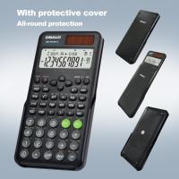 Calculadora científica 401 función 10+2 dígitos Pantalla Solar y calculadora de batería Funda Protectora para Escuela Negro (OS 991MS 2nd Edition) - details 4