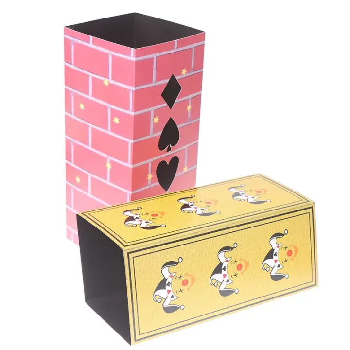 Caja Mágica De Producción Que Se Puede Plegar Artículos Apareciendo De La Caja Vacía Illusiones De Escenario Accesorios Y Gimmicks Para Comedia Para Principiantes Y Profesionales - 1