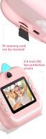 Cámara Digital Infantil Q5 Impresora Inalámbrica De 32G TF Video Juguete Educativo Para Niños Y Niñas Regalo Con Cámara Y Impresora Inkless - details 13