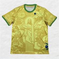 Camiseta De Fútbol De Verano Edición Especial Brasil Jesus Para Adultos Y Niños Casual Quick-drying Poliéster Camiseta De Outdoor - details 2