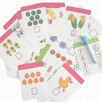Juego Educativo Montessori De 36 Tarjetas Para Niños Para Aprender Números Leitura Escritura Matemáticas Temas De Animal Transporte Fantasía Deportes Música - details 7