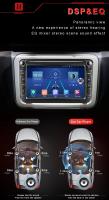 Podofo 8'' Radio de coche Android 2 Din para VW Volkswagen Golf 5 6  Passat B6 B7 Polo Leon TouranJetta Carplay 8+128GB AI Voice WIFI+4G DSP GPS Navegación Multimedia Reproductor de Video - details 0