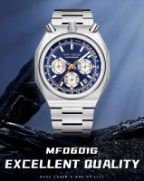 Reloj De Cuarzo Para Hombre MINI FOCUS Cronógrafo Resistente Al Agua Con Luminiscencia Y Calendario Correa De Acero Inoxidable Estilo Business - details 1