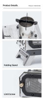 Mini Quemador De Incienso Goout Springhill 2.0 Portátil Para Camping Y Exteriores Con Estructura Plegable Material De Acero Inoxidable - details 11