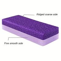 2PCS Piedra De Pisa Para Los Pies Exfoliador De Piel Muerta Y Callos Herramienta De Pedicura Para Pies Suaves Y Limpios Material Poliuretano - details 5