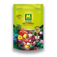 Abono 100% Humus de Lombriz ECOLÓGICO y Bio-Orgánico 3L | MUY EFECTIVO y 100% natural | Liberación lenta y acción duradera | Para aplicar en hasta 40 m2 de Huerta SIN OLOR y sólo es necesario 10 GR por planta ECO | Nexum+Market - details 0