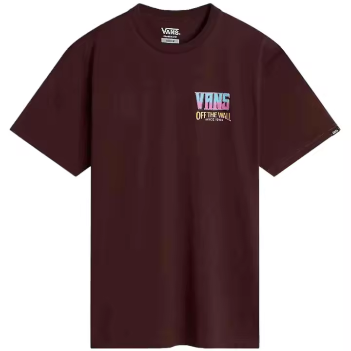 Camiseta de Manga Corta Vans Palm Cheers Classic para hombre en color marron - 1