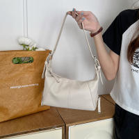Bolso De Hombro Para Mujer Estilo Y2K Minimalista Bolso De Motocicleta Moda Callejera Con Cierre De Cremallera Material PU - details 17