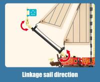 Bloques De Construcción Clásica Para Barco De Sails MOC Retro Yate Modelo DIY Barco Pirata Juguetes De Vessel Para Niños Regalos De Navidad - details 5