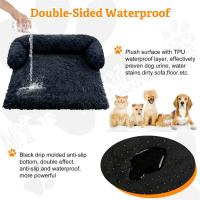 Sofá Para Mascotas Con Capa De Peluche Larga Y Cálida Protector De Muebles Lavable Y Desmontable Fundas Para Sofá Impermeable Para Invierno Accesorios Para Perros Y Gatos - details 2