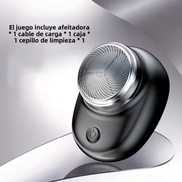 Afeitadora Portátil Y Recargable Para Cabello Y Barba Facial Desmontable Y Cómoda Para Viajes Mini Afeitadora Eléctrica Para Hombres - 1
