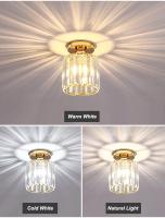 Lámpara De Techo Moderna Y Lujo Con Cristal Para Pasillo Sencillo Entrada Sala De Estar Iluminación Interior Lámpara Colgante Para Balcón - details 8