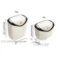 Bandeja De Basura Colgante Ligera Y Montable Gran Capacidad Para Limpieza Conveniente Pequeña Para Encimera - details 0