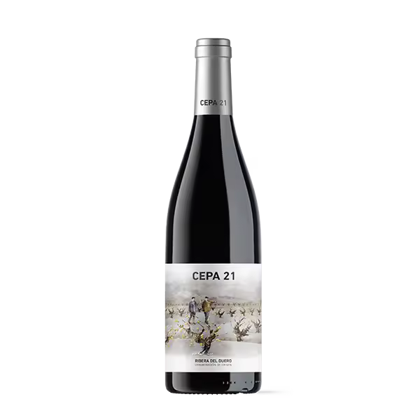 Blanco y Tinto Cepa 21 - Tinto Fino - Bodegas Cepa 21 - Vino Tinto Ribera del Duero - 1