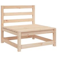 vidaXL Sofá jardín sin reposabrazos madera maciza de pino 70x70x67 cm Pino natural, Pino blanco, Marrón pino Conjunto Terraza Muebles Jardín Exterior Juego de Muebles de jardín Mueble Jardín Exterior Muebles de Salon Exterior - details 0
